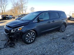 Salvage cars for sale at Cicero, IN auction: 2016 KIA Sedona EX