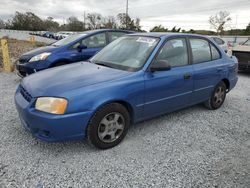 Salvage cars for sale at Riverview, FL auction: 2002 Hyundai Accent GL