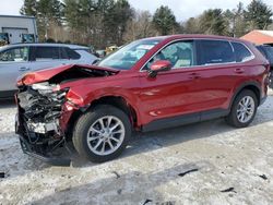 Salvage cars for sale at Mendon, MA auction: 2024 Honda CR-V EX