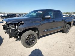 Salvage cars for sale at Houston, TX auction: 2024 Toyota Tundra Crewmax Platinum