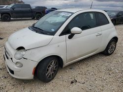 Salvage cars for sale at Taylor, TX auction: 2013 Fiat 500 POP