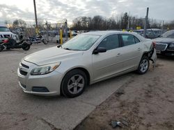 Salvage cars for sale from Copart Chalfont, PA: 2013 Chevrolet Malibu LS