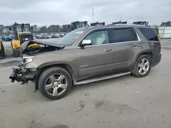 Salvage cars for sale at Dunn, NC auction: 2016 Chevrolet Tahoe K1500 LTZ