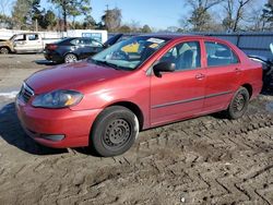 Salvage cars for sale at Hampton, VA auction: 2007 Toyota Corolla CE