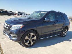 2017 Mercedes-Benz GLE 350 4matic en venta en Grand Prairie, TX