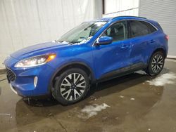 Salvage cars for sale at Central Square, NY auction: 2020 Ford Escape SEL