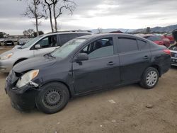 Salvage cars for sale at San Martin, CA auction: 2014 Nissan Versa S