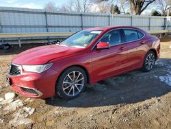 Salvage cars for sale at Chatham, VA auction: 2018 Acura TLX