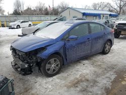 Salvage cars for sale from Copart Wichita, KS: 2017 KIA Forte LX