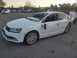 Salvage cars for sale at San Martin, CA auction: 2015 Volkswagen Jetta SE