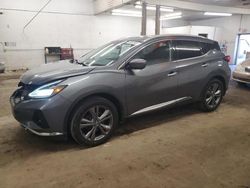 Salvage cars for sale at Ham Lake, MN auction: 2020 Nissan Murano Platinum