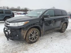 Toyota salvage cars for sale: 2017 Toyota Highlander SE