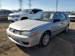 Salvage cars for sale at Elgin, IL auction: 2001 Toyota Corolla CE