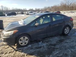 Salvage cars for sale from Copart Ellwood City, PA: 2015 KIA Forte LX