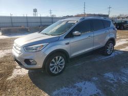 Salvage cars for sale from Copart Chicago Heights, IL: 2017 Ford Escape Titanium