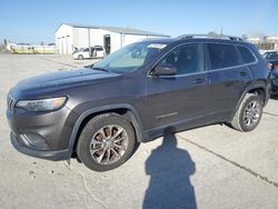 Salvage cars for sale at Tulsa, OK auction: 2019 Jeep Cherokee Latitude Plus