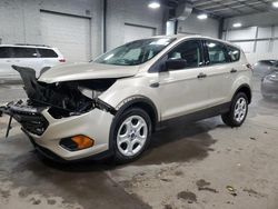 Salvage cars for sale at auction: 2018 Ford Escape S