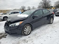 Salvage cars for sale at Laurel, MD auction: 2016 KIA Forte LX