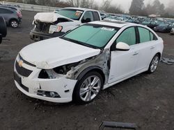 Salvage cars for sale from Copart Portland, OR: 2014 Chevrolet Cruze LTZ