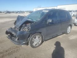 Salvage cars for sale at Kansas City, KS auction: 2008 Honda FIT Sport