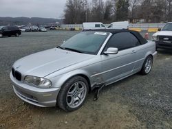 Salvage cars for sale at Concord, NC auction: 2001 BMW 330 CI