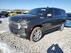 Vehiculos salvage en venta de Copart Cahokia Heights, IL: 2021 Chevrolet Tahoe K1500 High Country