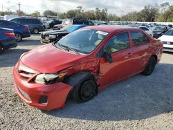 Salvage cars for sale at auction: 2013 Toyota Corolla Base