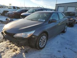 Salvage cars for sale at Cahokia Heights, IL auction: 2015 Toyota Camry LE