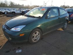 Salvage cars for sale at Portland, OR auction: 2001 Ford Focus ZX3