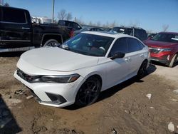 Salvage cars for sale at Dyer, IN auction: 2024 Honda Civic SI