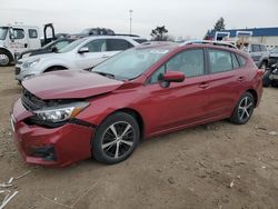 Salvage cars for sale at Woodhaven, MI auction: 2019 Subaru Impreza Premium