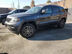 Salvage cars for sale at Wilmington, CA auction: 2018 Jeep Grand Cherokee Trailhawk