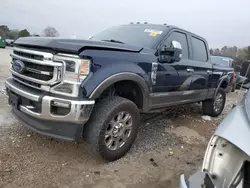 Salvage cars for sale at Florence, MS auction: 2022 Ford F250 Super Duty