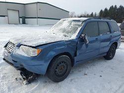 Salvage cars for sale at Leroy, NY auction: 2007 Subaru Forester 2.5X Premium