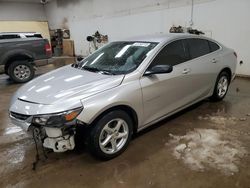 Salvage cars for sale at Davison, MI auction: 2018 Chevrolet Malibu LS