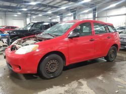 Salvage cars for sale at Ham Lake, MN auction: 2006 Toyota Corolla Matrix XR