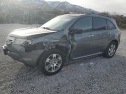 Salvage cars for sale at Reno, NV auction: 2008 Acura MDX Technology