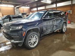 Salvage cars for sale at Ebensburg, PA auction: 2023 Jeep Grand Cherokee L Summit