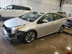 Salvage cars for sale at Franklin, WI auction: 2017 Toyota Prius