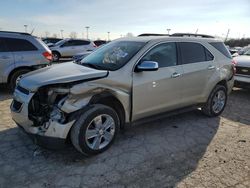 Salvage cars for sale at Indianapolis, IN auction: 2015 Chevrolet Equinox LT