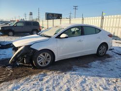 Salvage cars for sale from Copart Chicago Heights, IL: 2020 Hyundai Elantra SEL