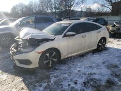 Salvage cars for sale at North Billerica, MA auction: 2016 Honda Civic Touring