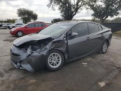 Salvage cars for sale at Orlando, FL auction: 2017 Toyota Prius