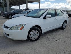 Salvage cars for sale at West Palm Beach, FL auction: 2004 Honda Accord LX