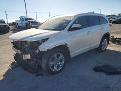 Salvage cars for sale at Oklahoma City, OK auction: 2019 Toyota Highlander Hybrid Limited