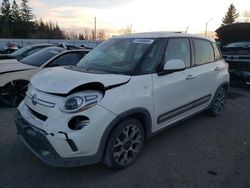 Salvage cars for sale from Copart Bowmanville, ON: 2014 Fiat 500L Trekking