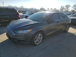 Salvage cars for sale at Sacramento, CA auction: 2018 Ford Fusion SE