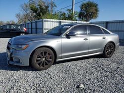 Salvage cars for sale at Riverview, FL auction: 2015 Audi A6 Premium Plus