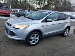 Salvage cars for sale at North Billerica, MA auction: 2014 Ford Escape SE