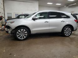 Acura salvage cars for sale: 2015 Acura MDX Technology